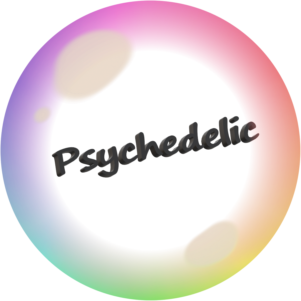 logo psychedelic bubble